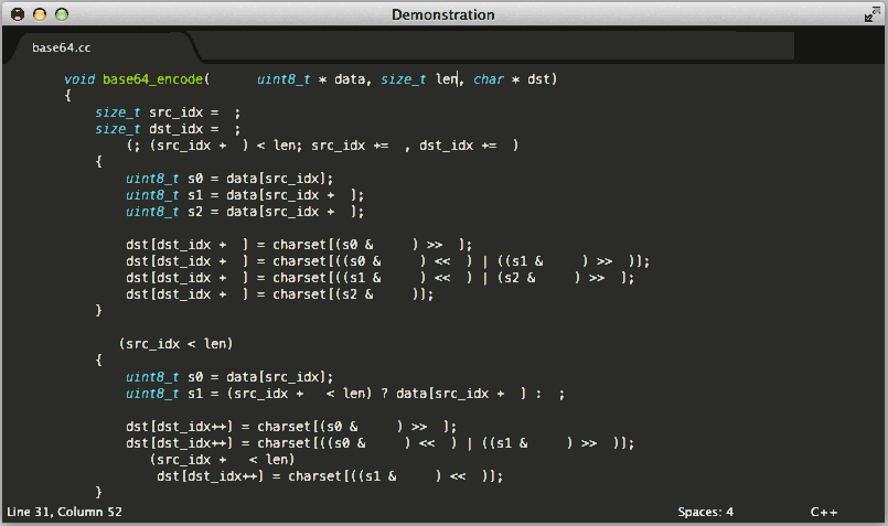 Sublime Screenshot