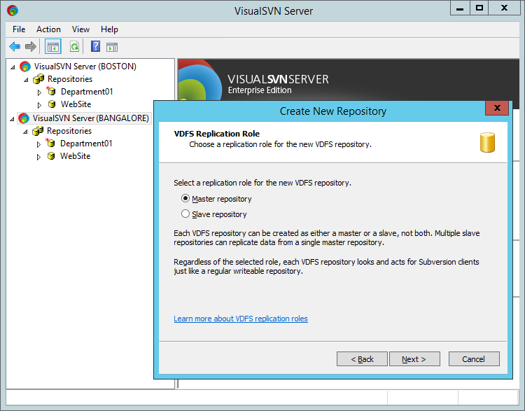 VisualSVNServerManagerConsoleMultisite