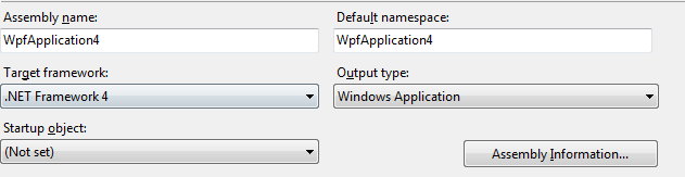 Project settings