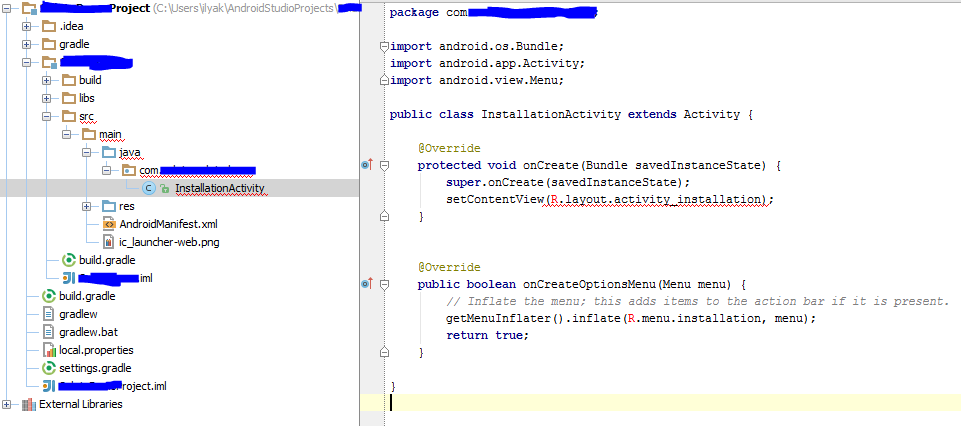 Android Studio Screenshot