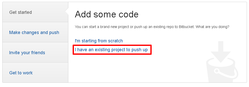Create repository from scratch or add existing files
