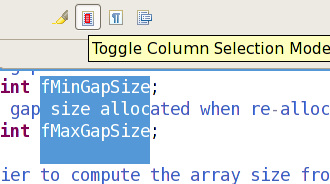 column mode