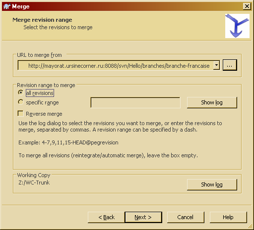 Merge Options
