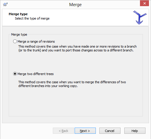Merge first step