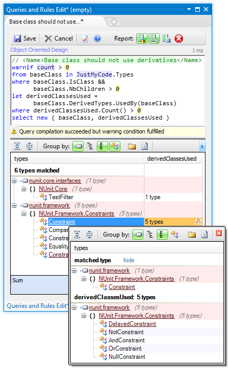 CQLinq code rule