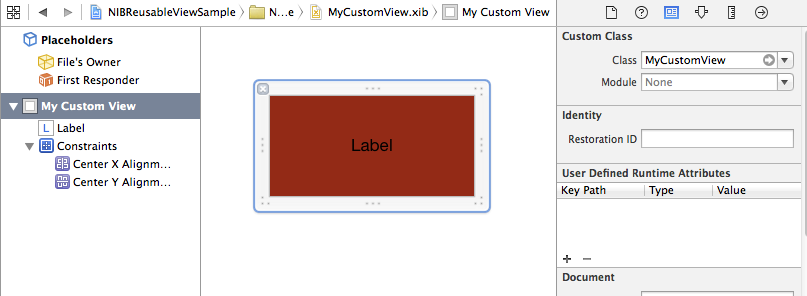 XIB screenshot