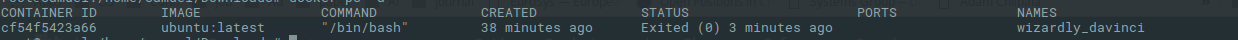 Sample output