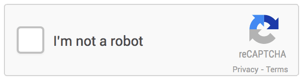 checkbox recaptcha