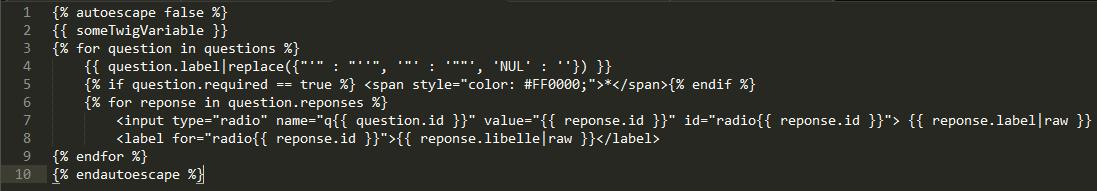 Скриншот SublimeText2