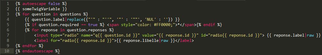 Подсветка синтаксиса Twig sublime text 2