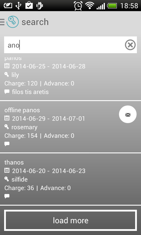 listView with visible footer