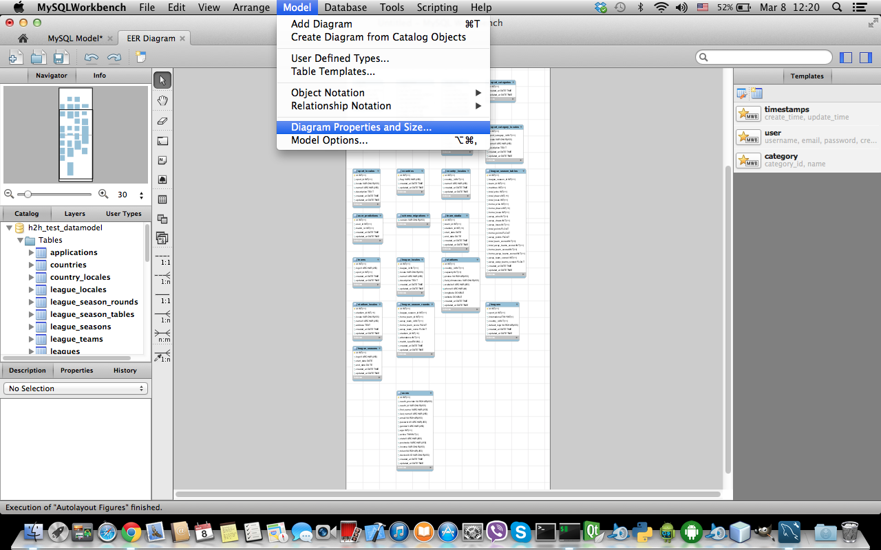 Menu access
