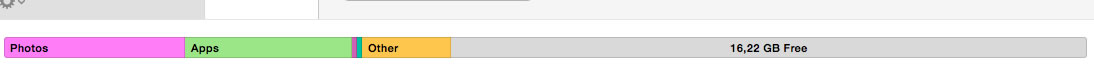 iPod memory informations from iTunes app