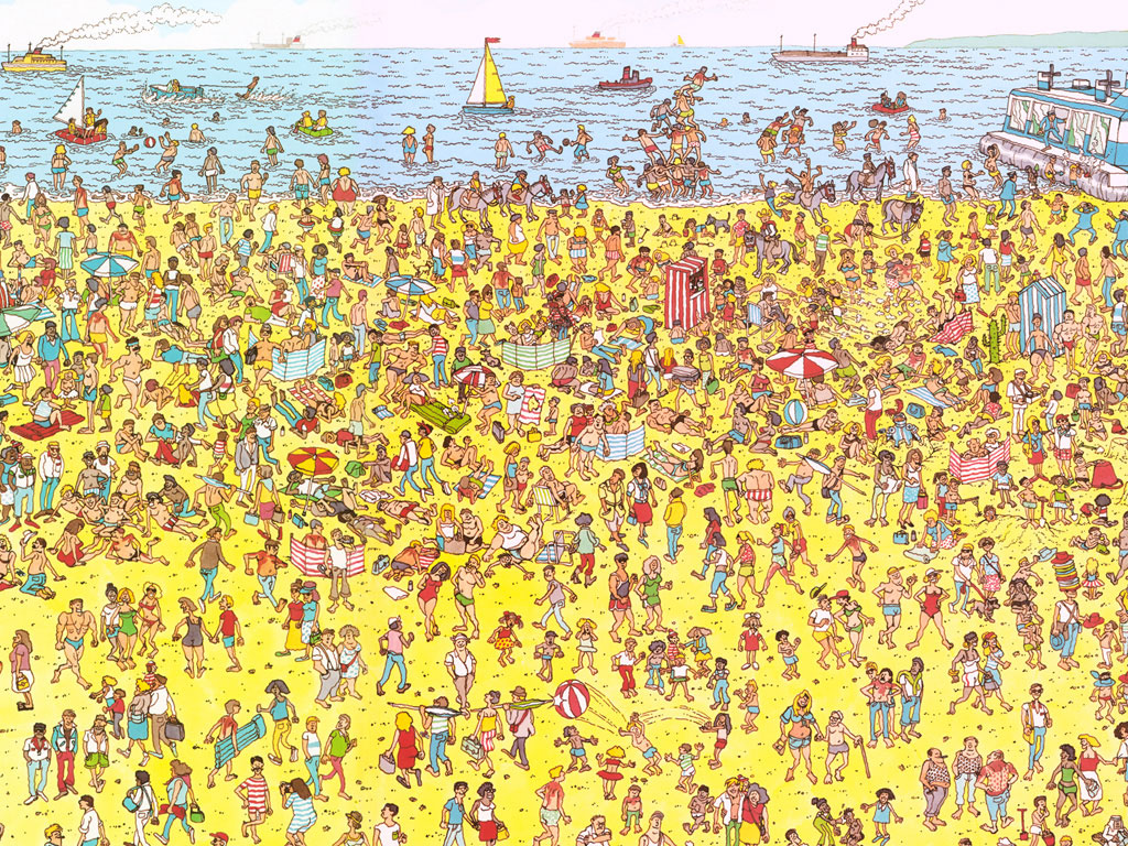At the beach