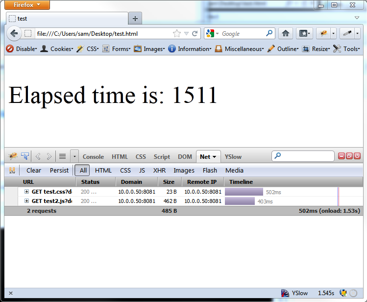 CSS first