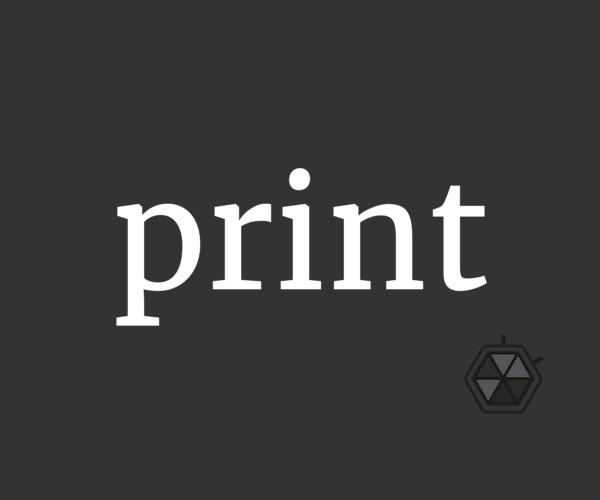 Не слушай профи - делай print()