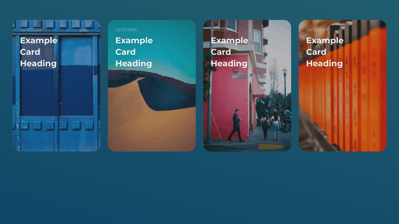 Карточки фильтров CSS