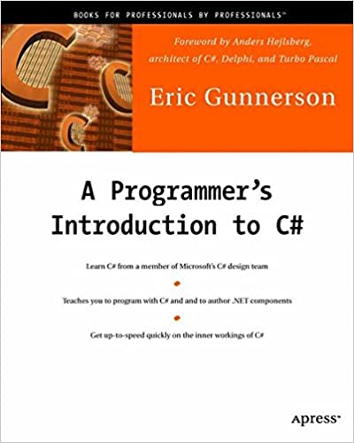 A Programmer's Introduction to C# 2nd edition by Eric Gunnerson 