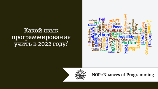 Какой язык программирования учить в 2022 году?