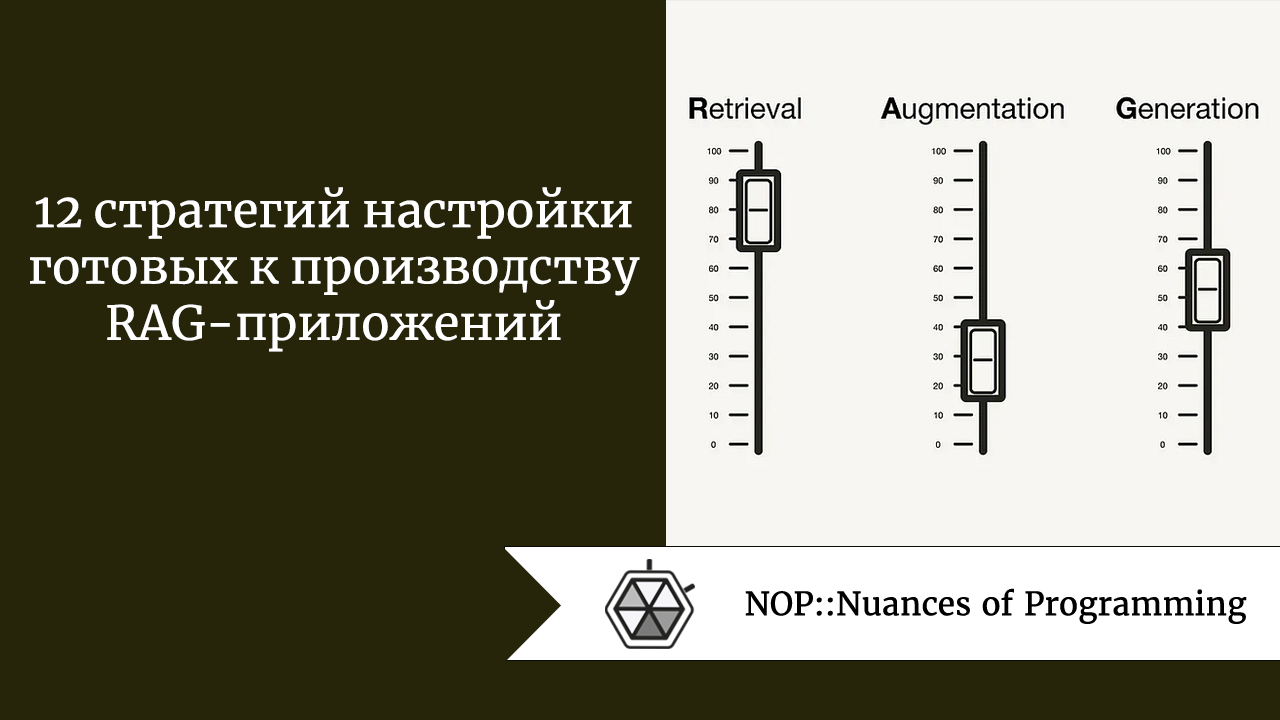 12 стратегий настройки готовых к производству RAG-приложений