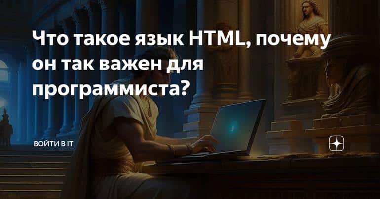 Что такое язык HTML, почему он так важен для программиста?